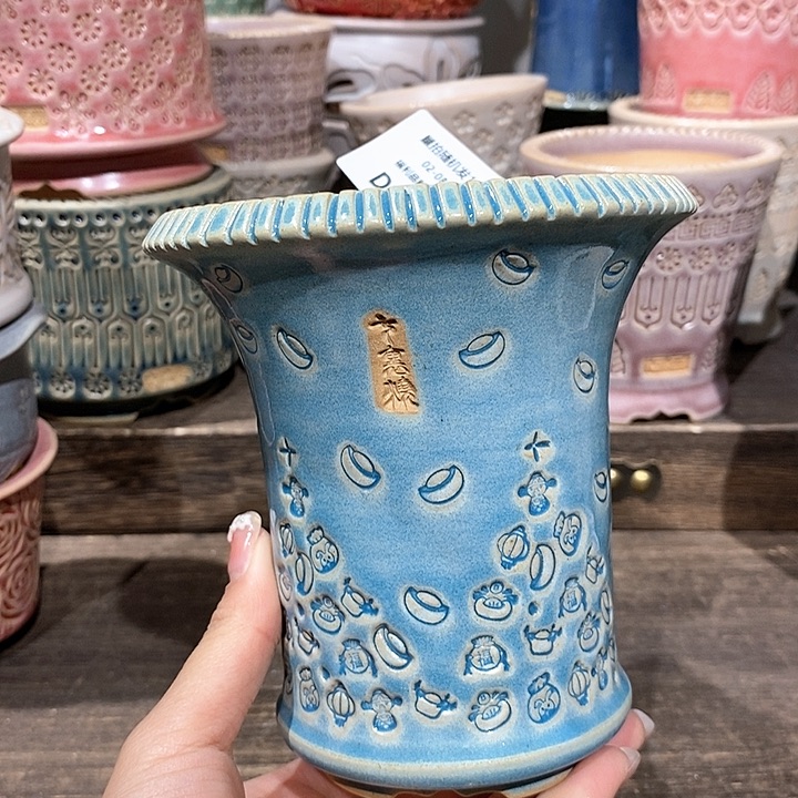 七里烧花盆2-8-213口径10