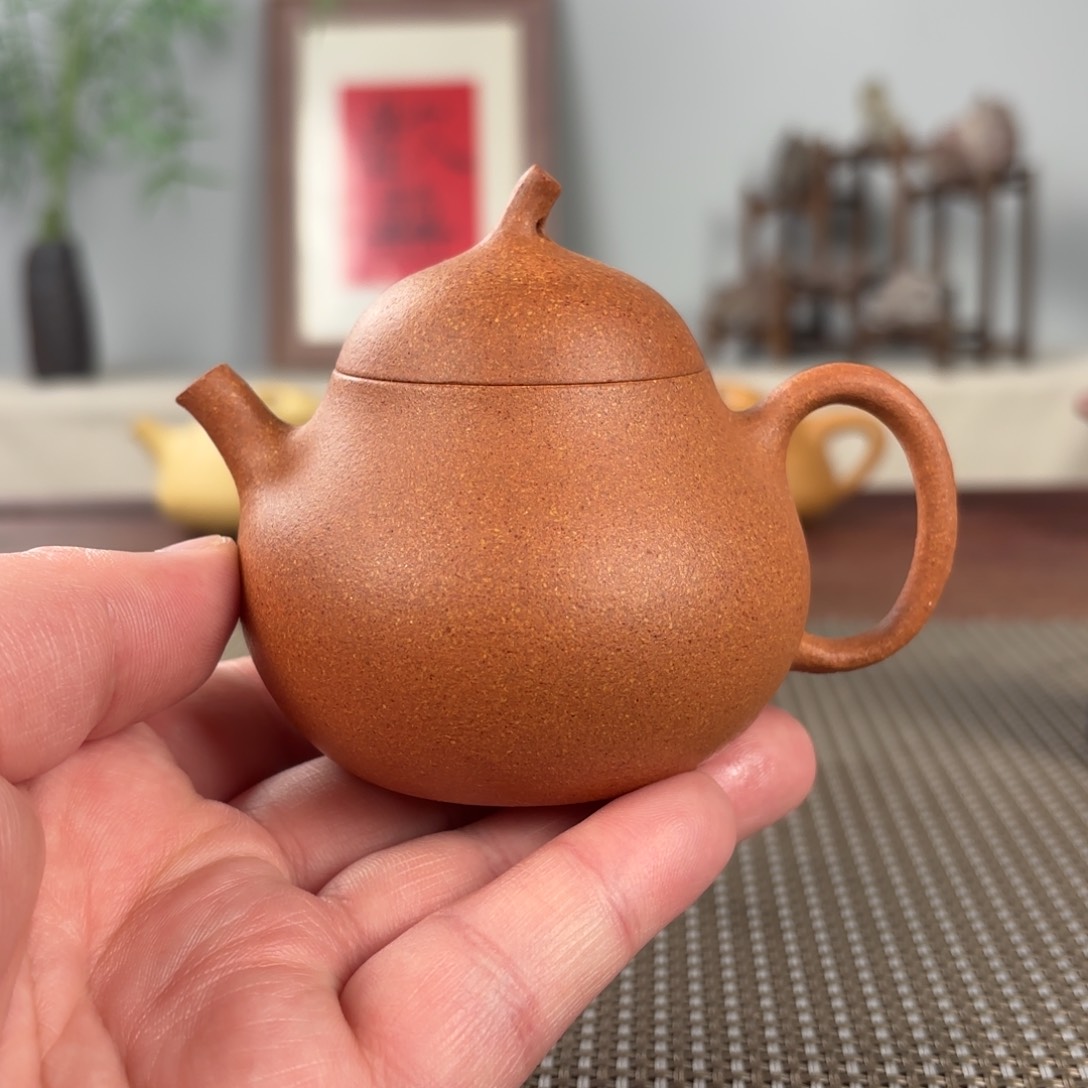 紫砂茶壶微瑕黄龙山原矿紫砂壶