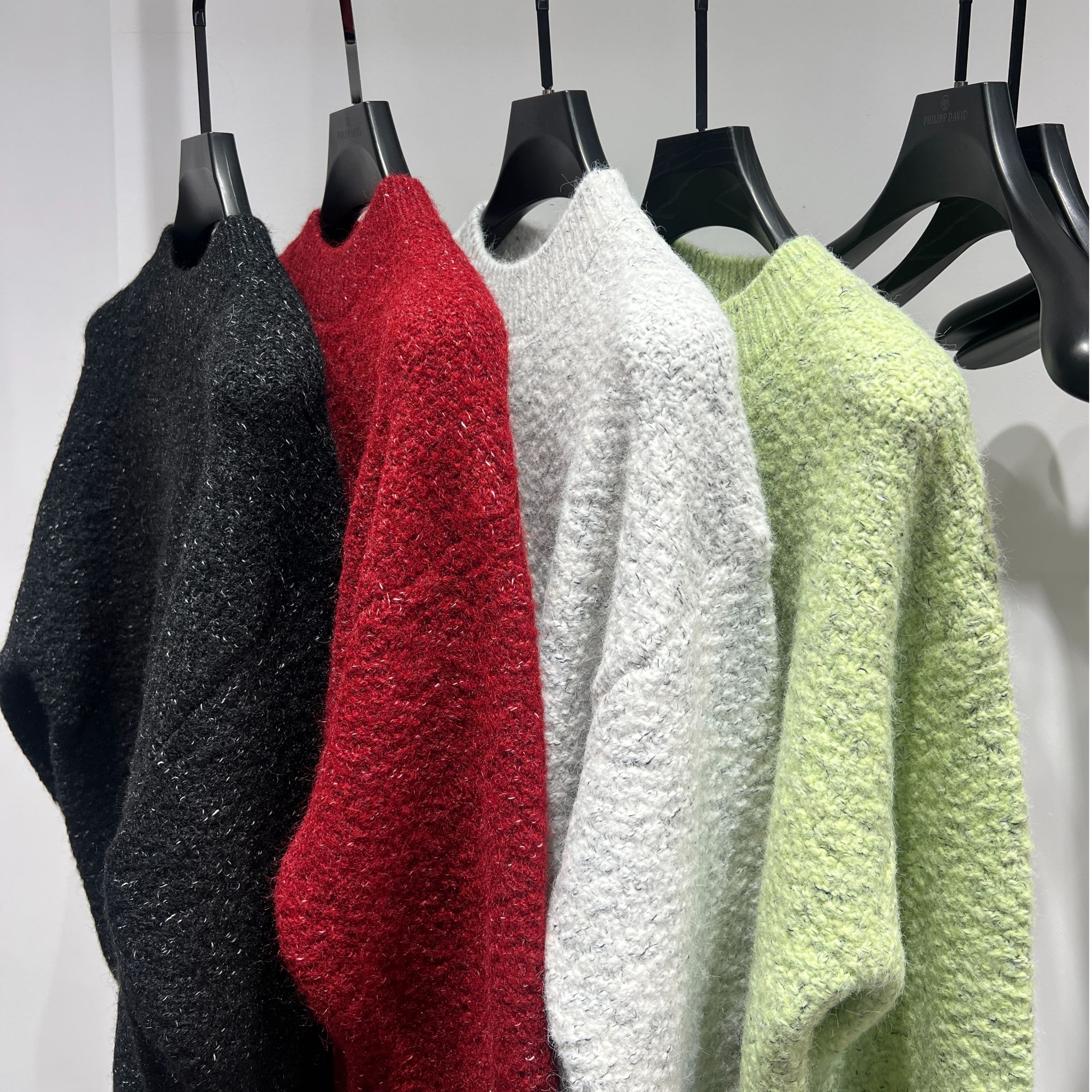 2025秋冬加绒加厚花纱保暖毛衣