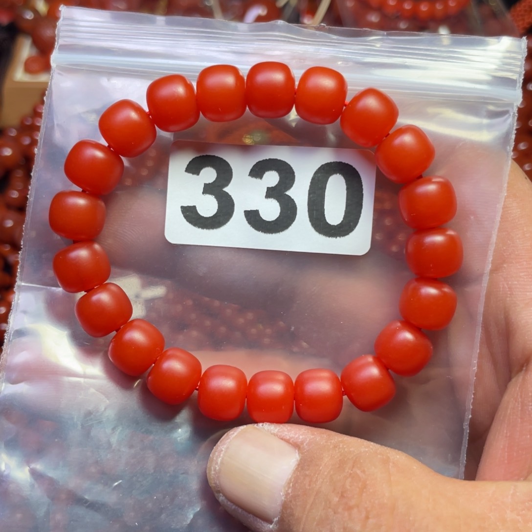 南红玛瑙手链未镶嵌明*夜