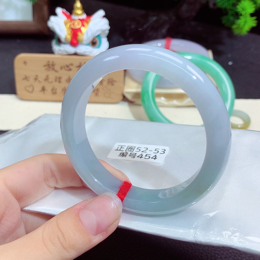 翡翠未镶嵌手镯454