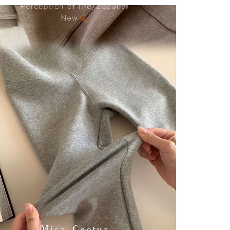 浩哥女装铭顺●小火山发热裤Q3KZ1186A百搭秋冬保暖ins九分裤预