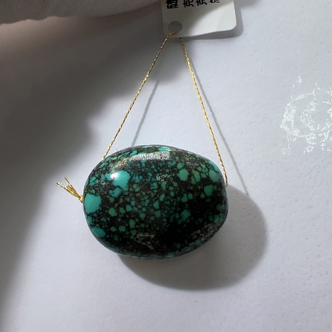 绿松石未镶嵌挂件