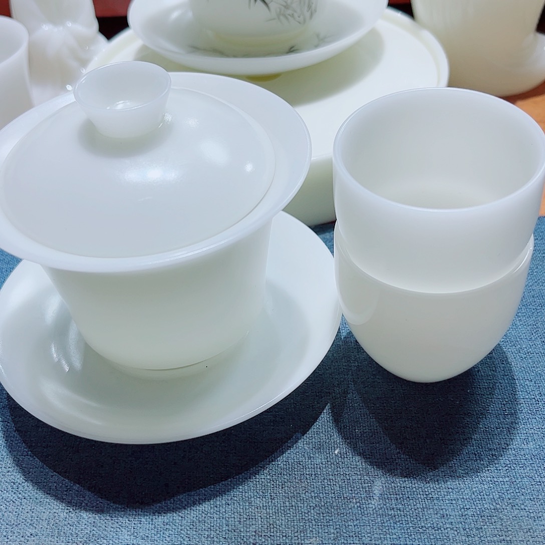 陶瓷素烧璞玉150cc加2个55ccc