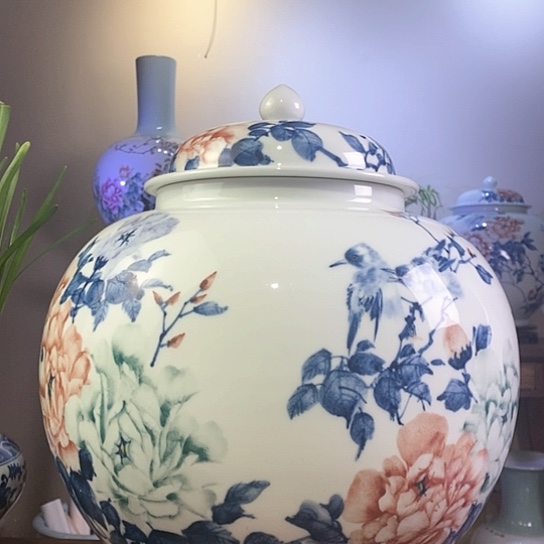 【闪购商品】景德镇陶瓷家用摆件大**刷