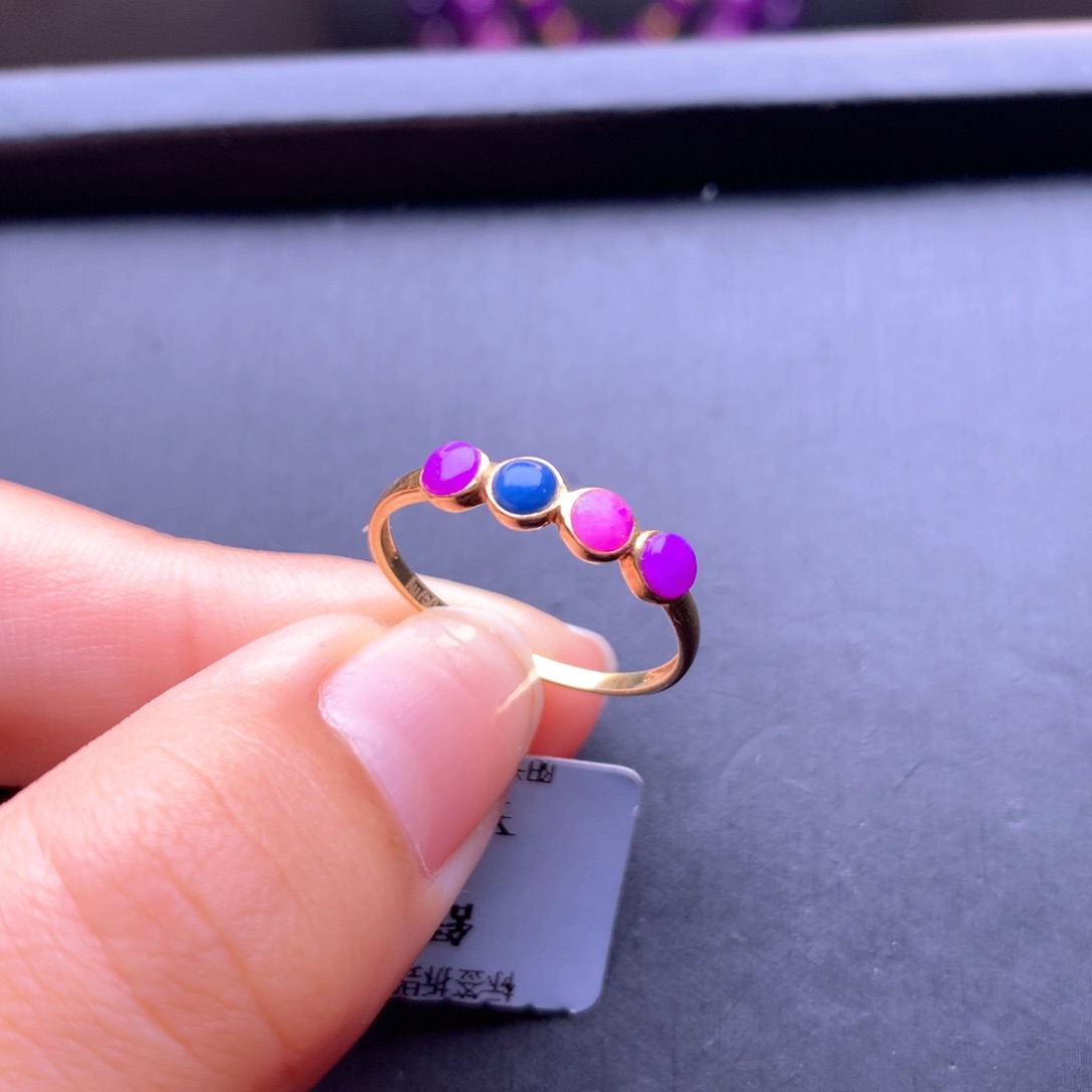 苏纪石（舒俱来）戒指18K金镶嵌