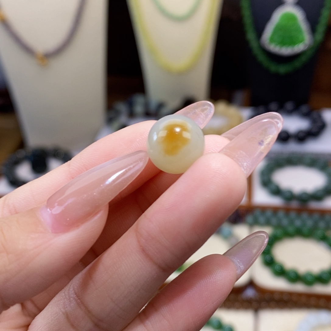 时***️和田玉未镶嵌吊坠(不含链)卡12