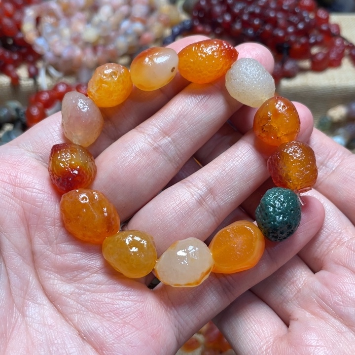 玛瑙/玉髓合金手链