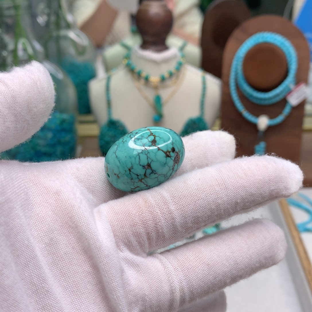 白***儿绿松石未镶嵌配饰