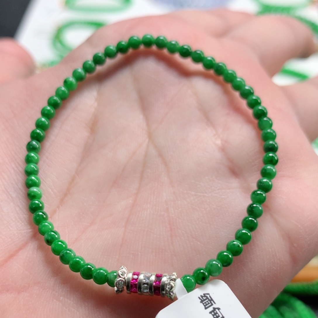 翡翠未镶嵌手链翡翠