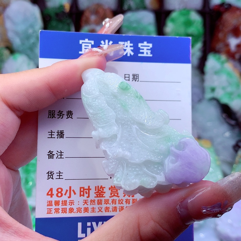 【闪购商品】翡翠颈饰未镶嵌挂件