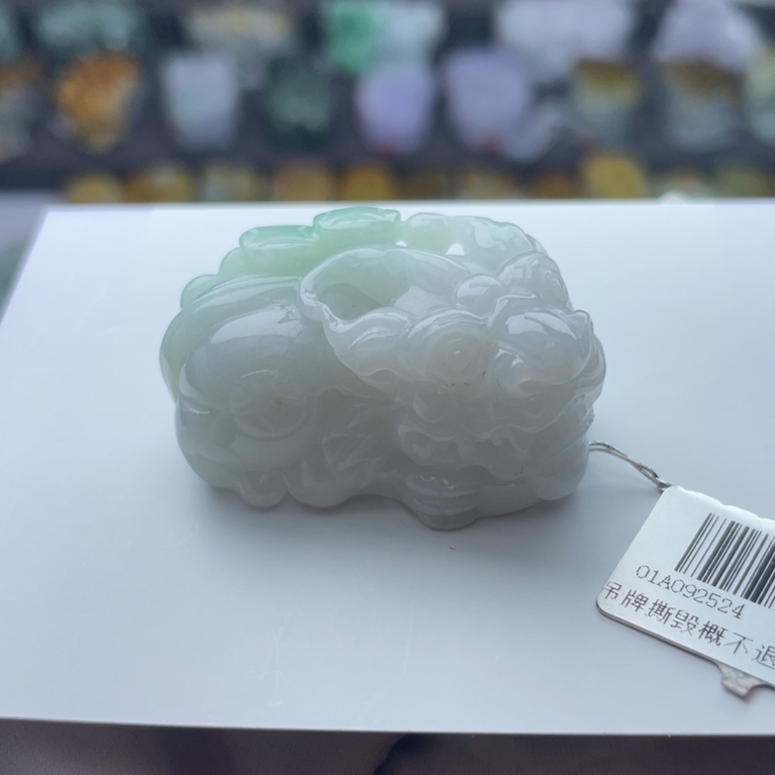 翡翠颈饰未镶嵌貔貅