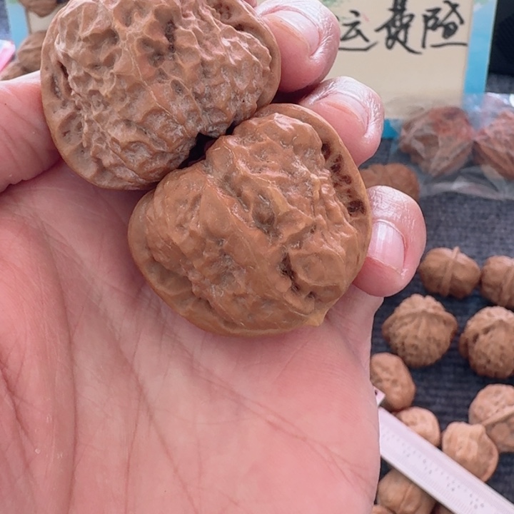 把件文玩核桃蛤蟆头练手对儿不退换