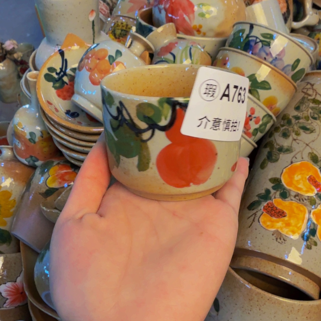 瓷片景德镇陶瓷手工手绘