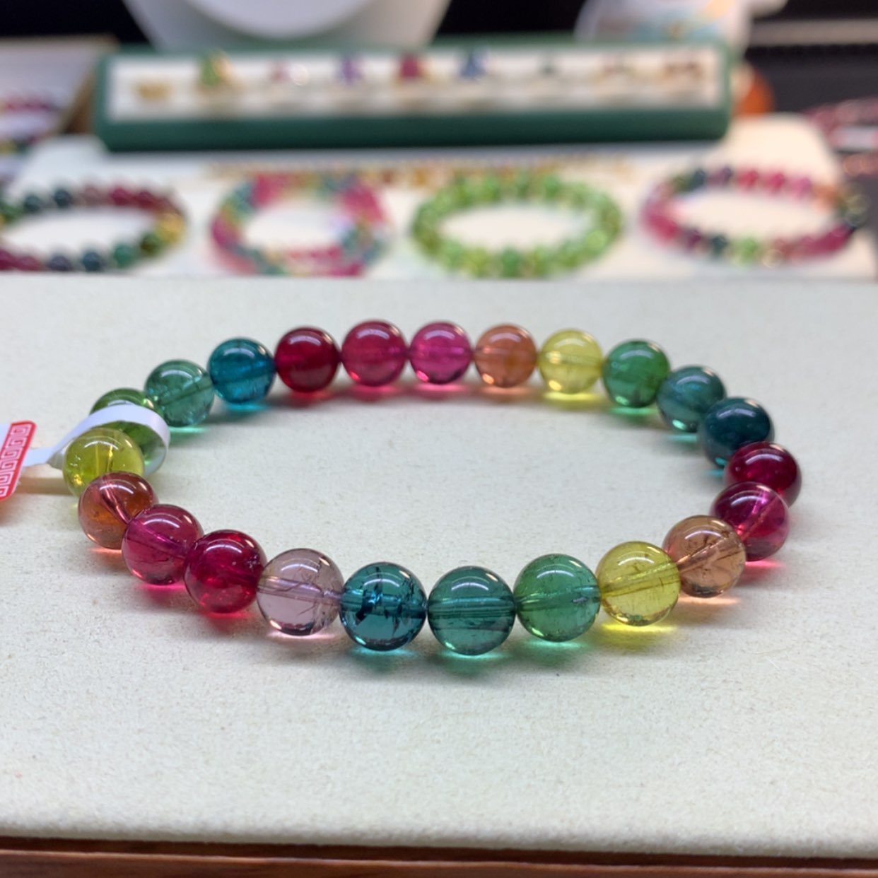 【闪购商品】碧玺手链未镶嵌色标8mm