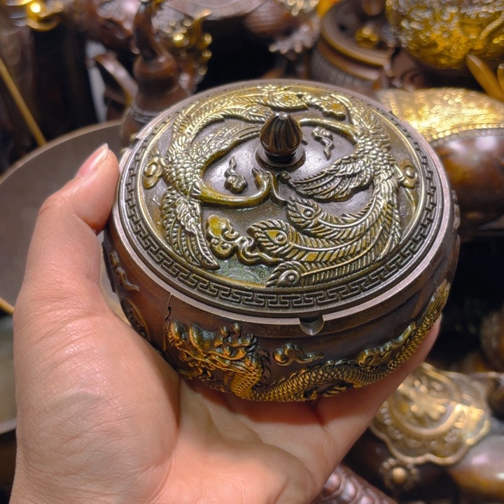 铜器摆件收收藏藏