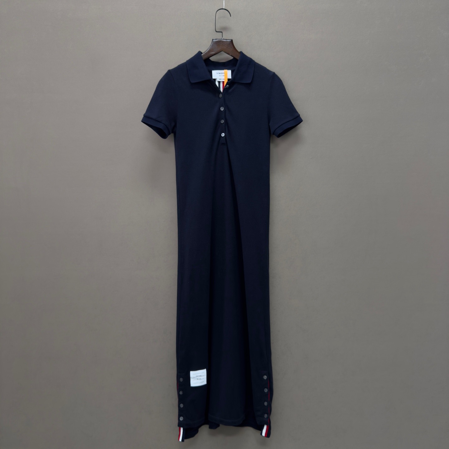 99新 THOMBROWNE 经典长条纹连衣裙 cl01130
