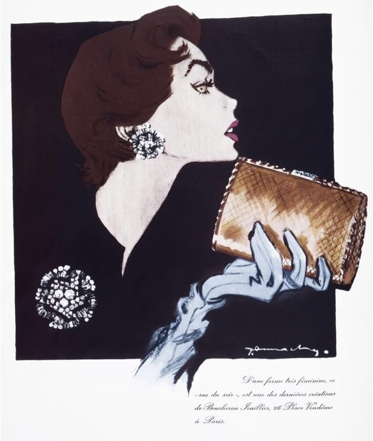 铜合金仿水晶耳饰 复古合金耳夹项链(无鉴赏期)