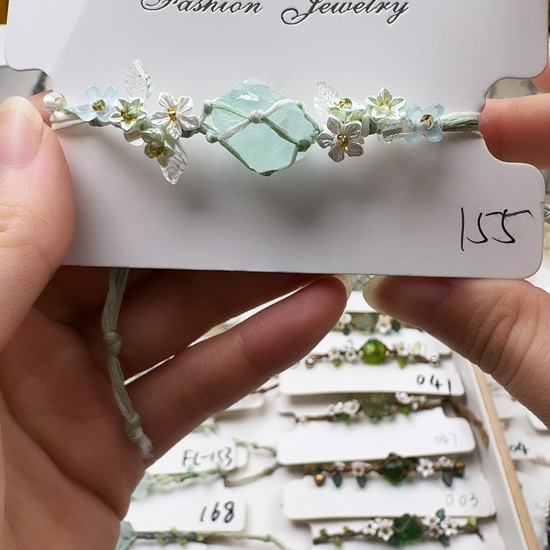 石英石纯铜合金手绳155主石一定要小的