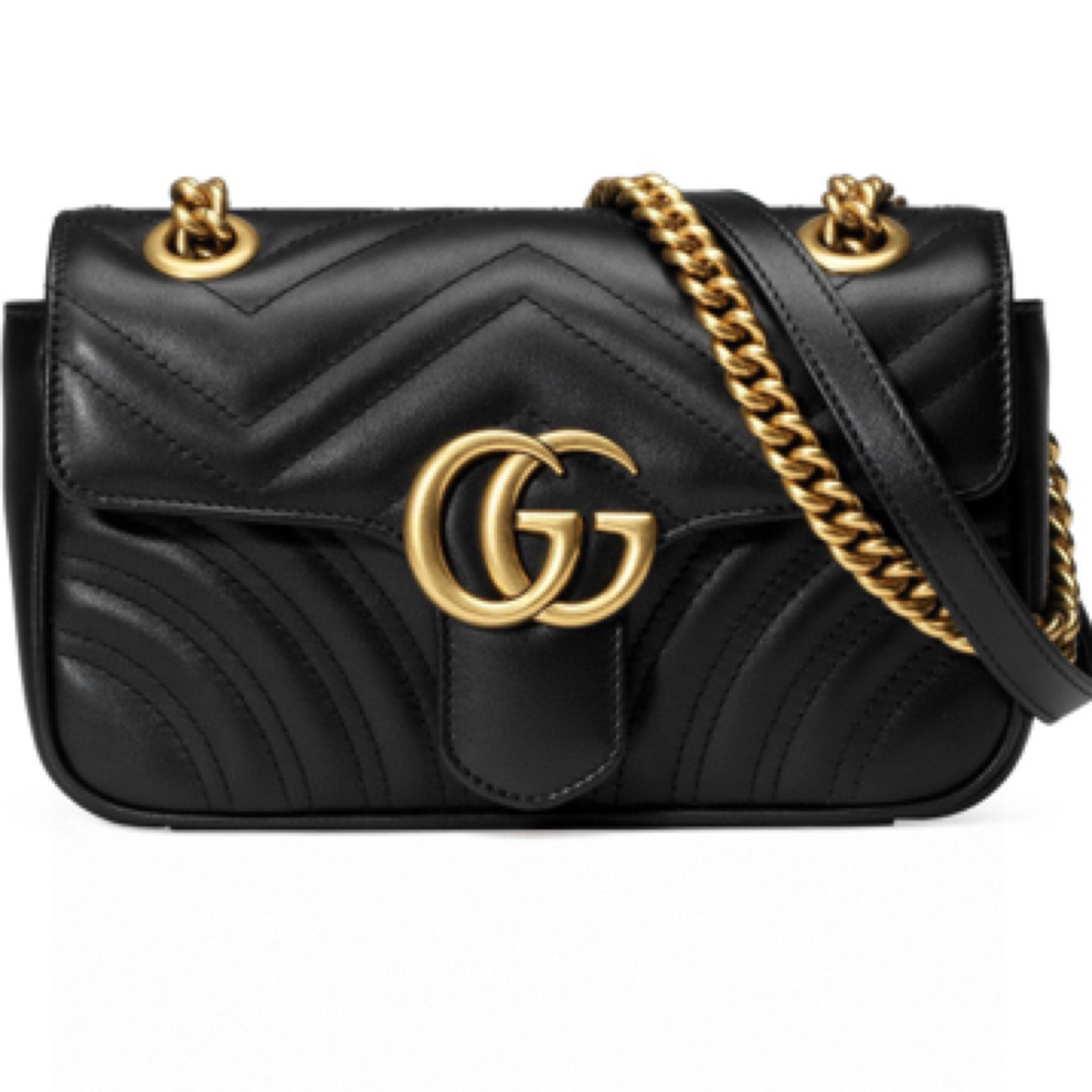 99新 GUCCI/古驰 黑色马蒙22 8586