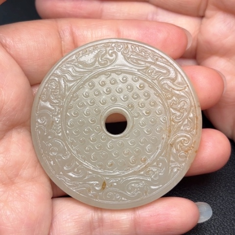 和田玉挂件未镶嵌阿*