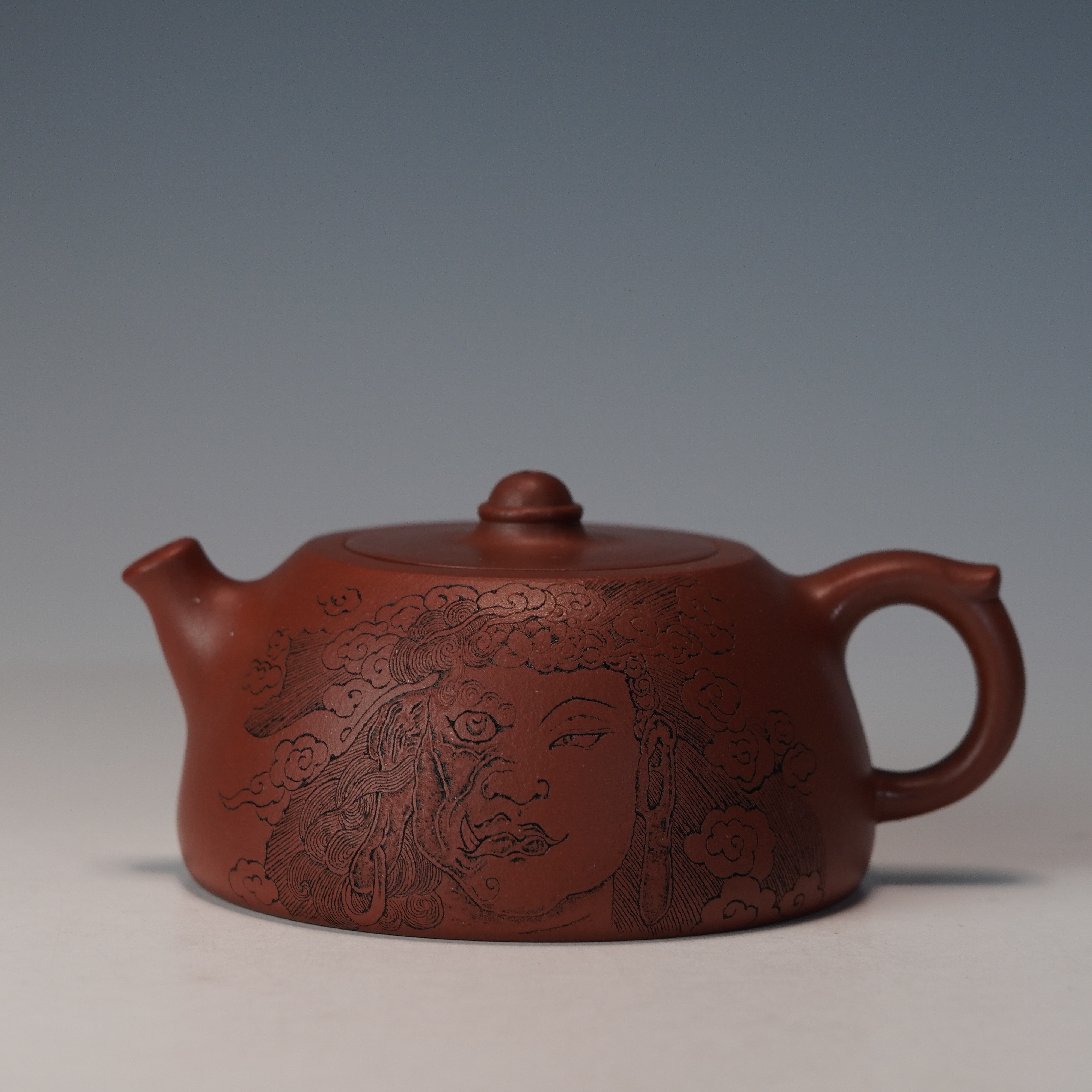 lot.21793 鲁号 底槽清矮井栏壶 200cc