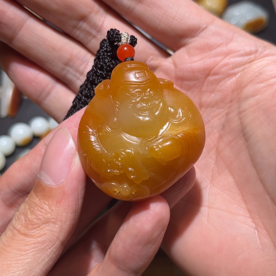 未镶嵌和田玉挂件心****币