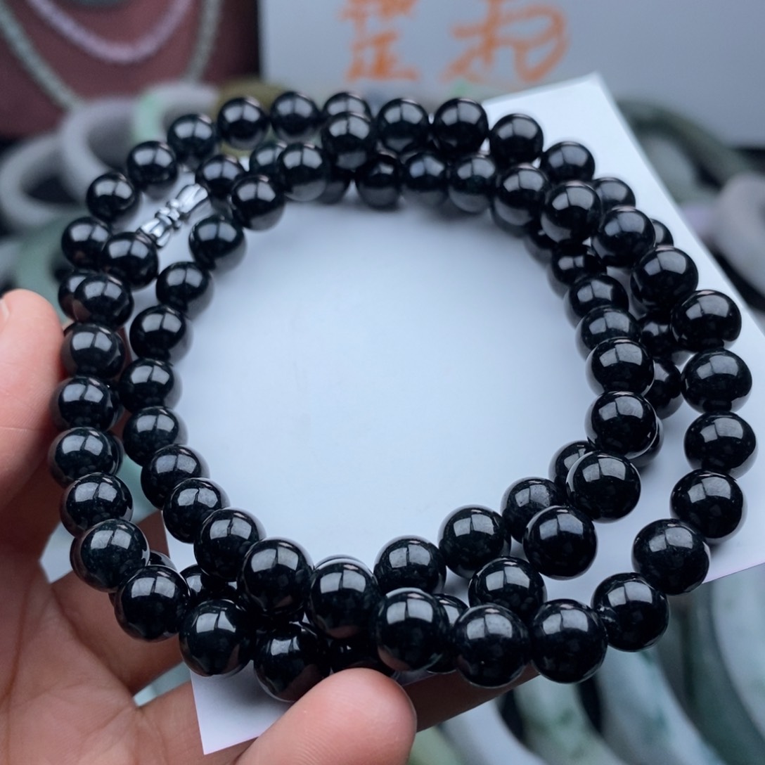 翡翠手链未镶嵌手串