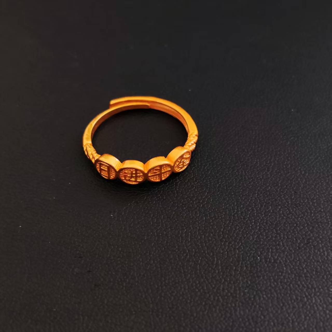 非金属珐琅戒指 气质轻奢时尚百搭简约精致戒指ZJD216358