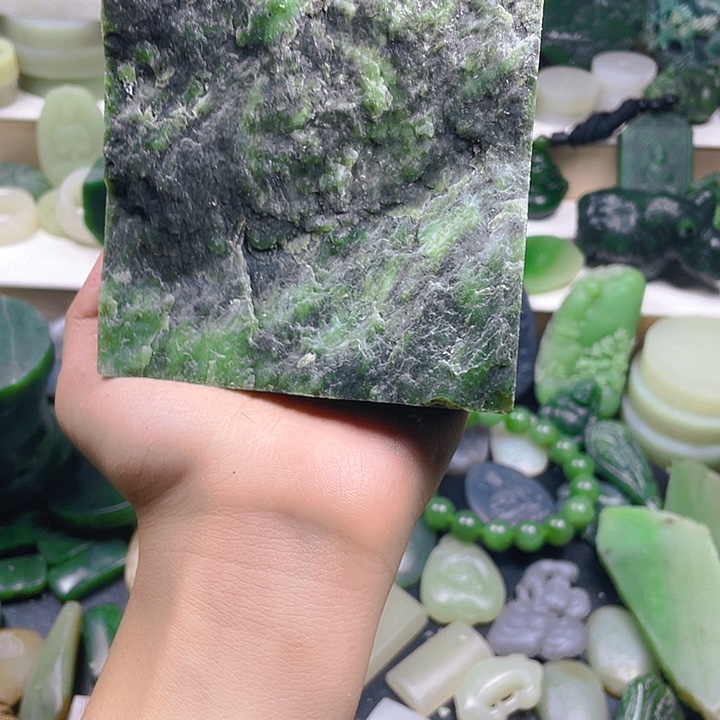 和田玉（碧玉）未镶嵌挂件