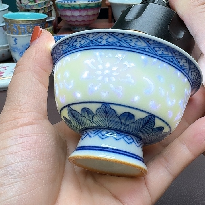 瓷片景德镇仿古手工制作精品展示