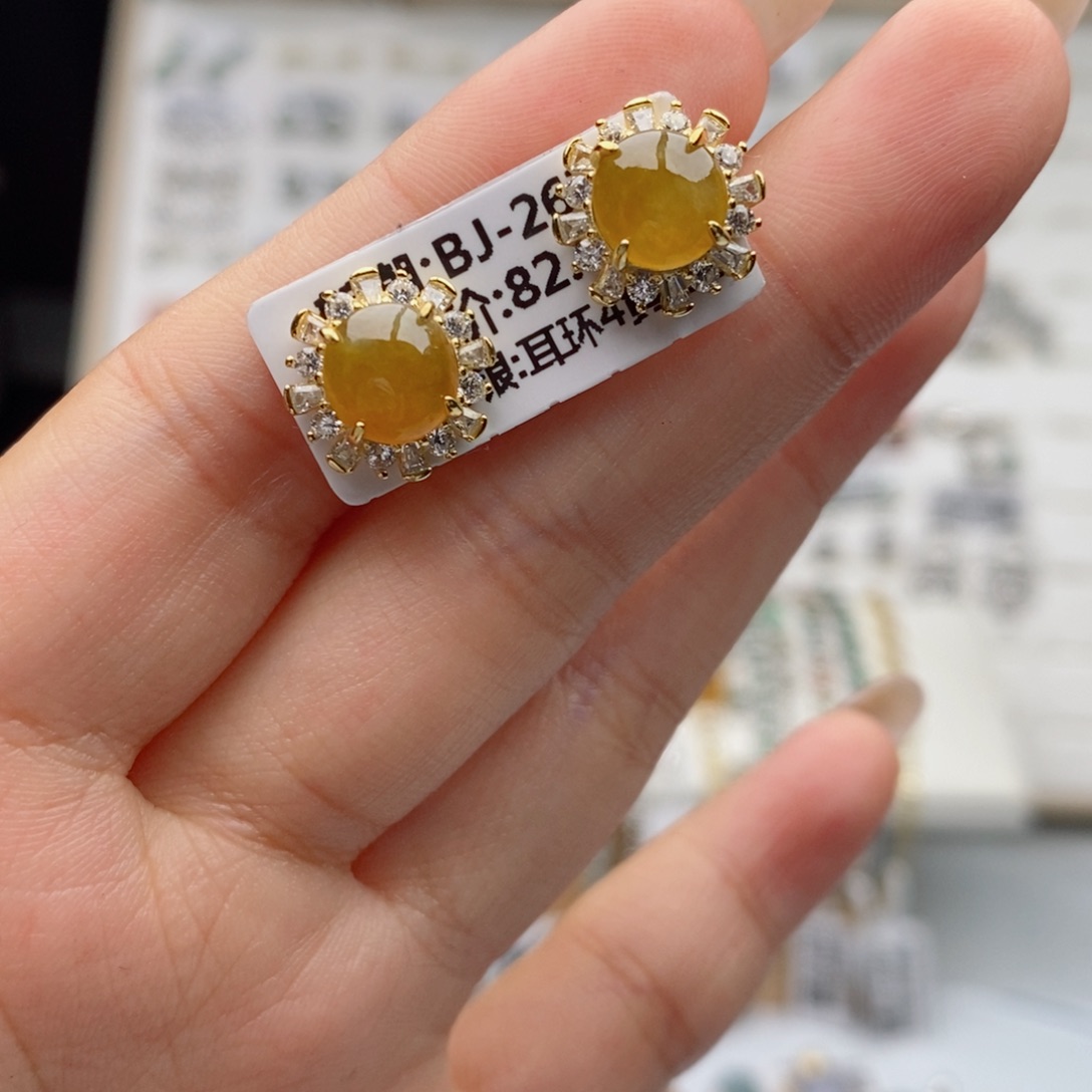 翡翠银S925镶嵌戒指天然翡翠