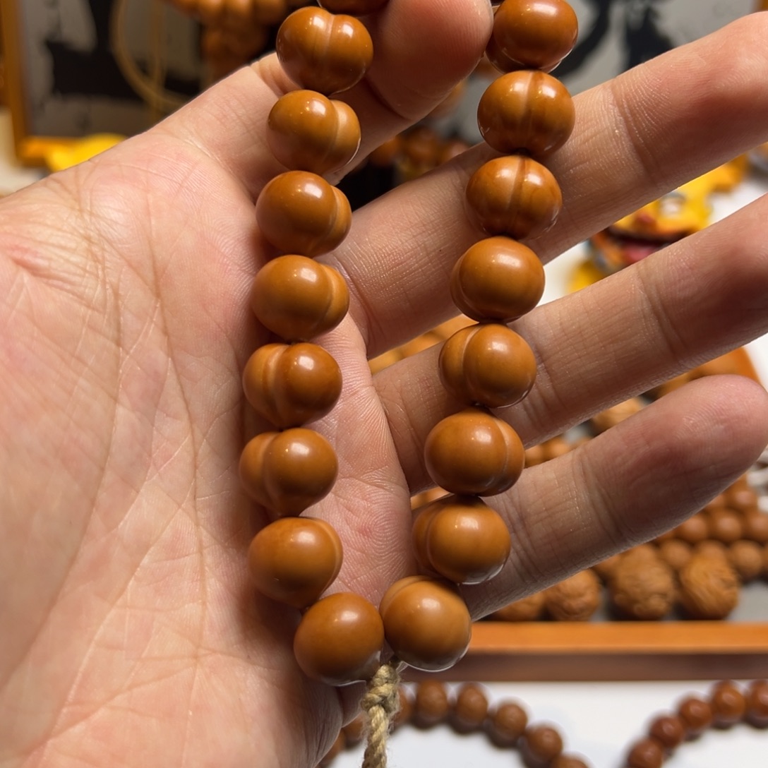 猴头核桃手串全品柯基屁桃尺寸13+