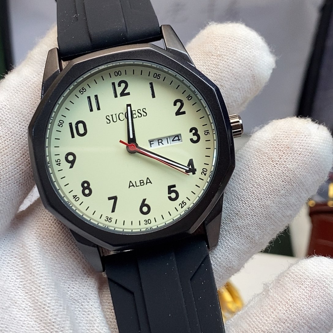 钢镀金石英机芯60米