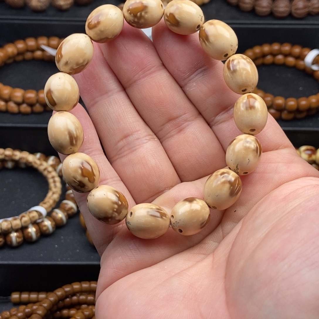 紫金鼠手串12mm天花板花皮