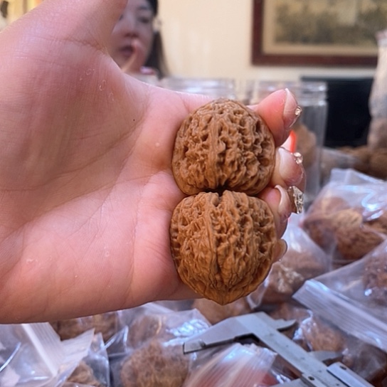 文玩核桃吊坠平*心33南疆石