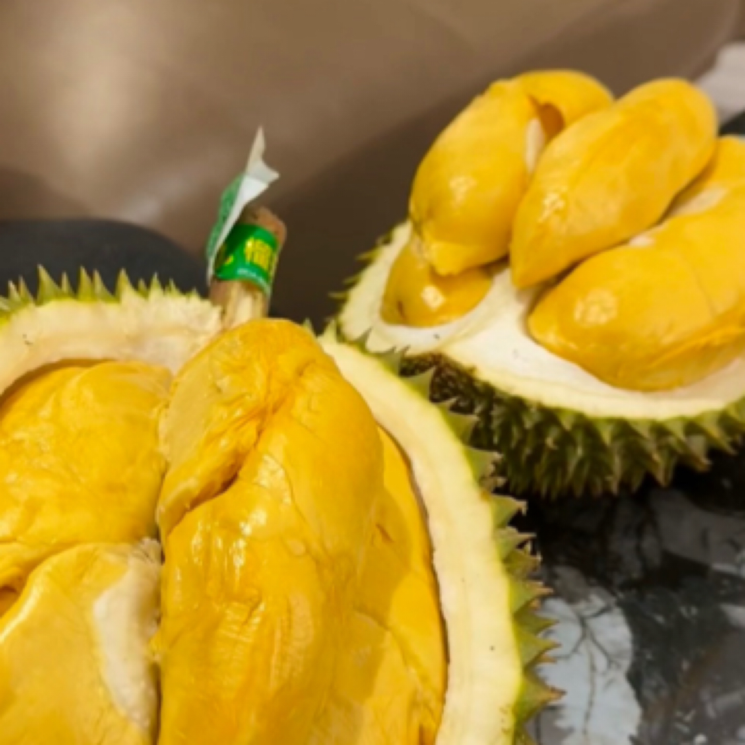 树熟泰国金枕榴莲保4房顺丰干冰冷链包邮干包