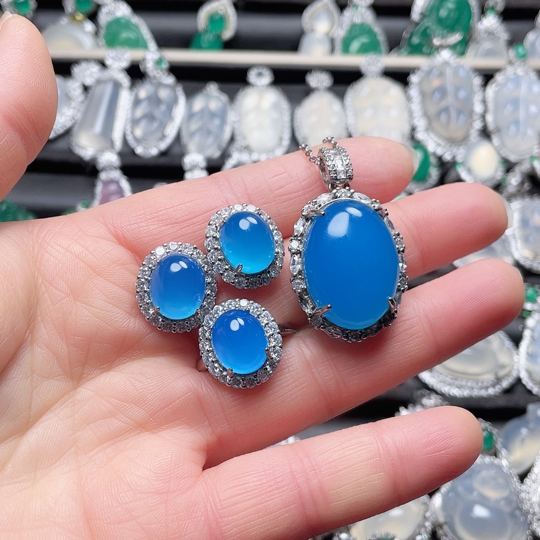 玛瑙/玉髓挂件合金