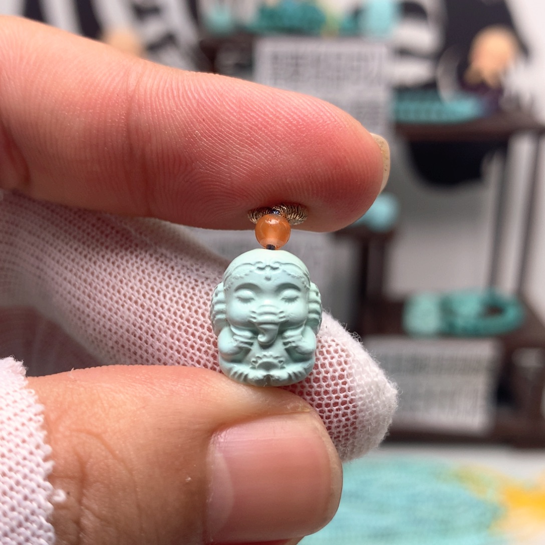 未镶嵌绿松石挂件