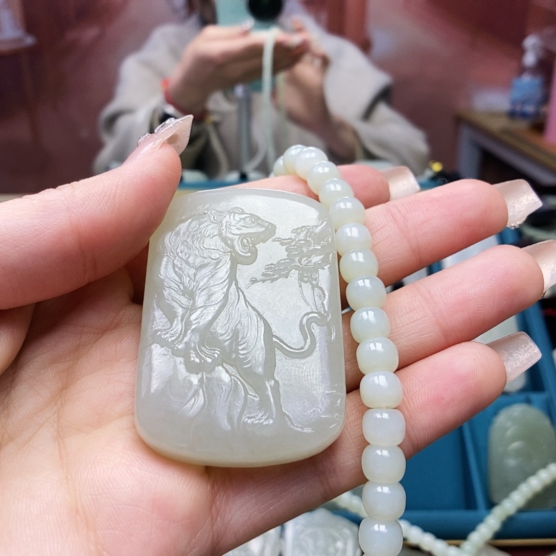 和田玉颈饰未镶嵌@*