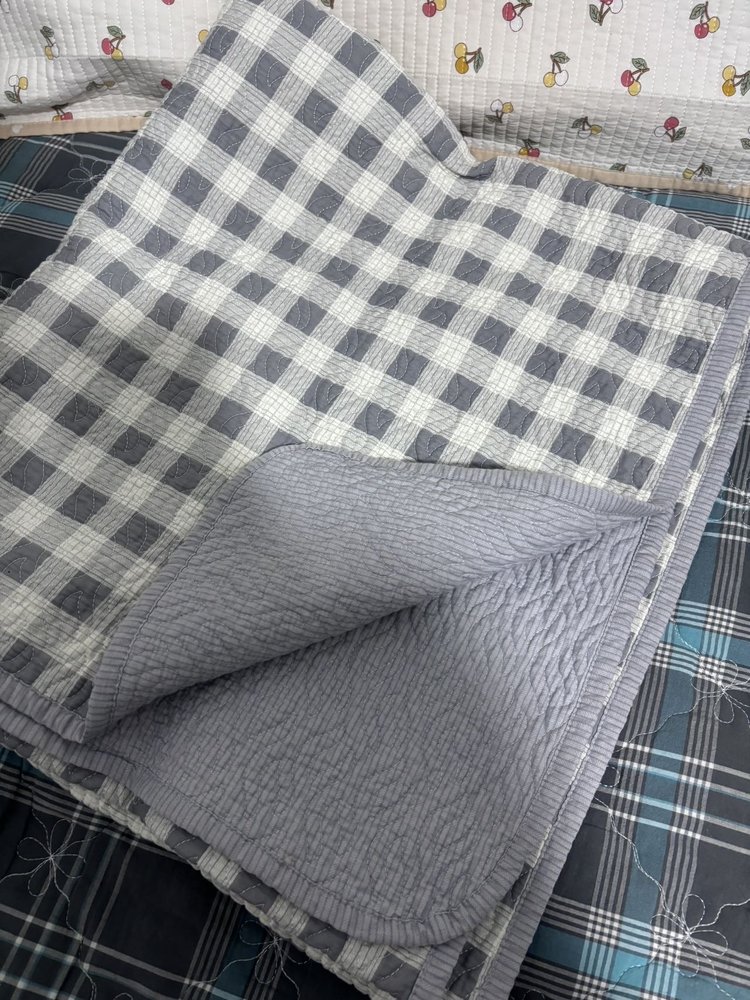 【喜上棉品】90*200cm双面斜纹纯棉全棉夹棉花宿舍床盖隔汗垫沙发垫