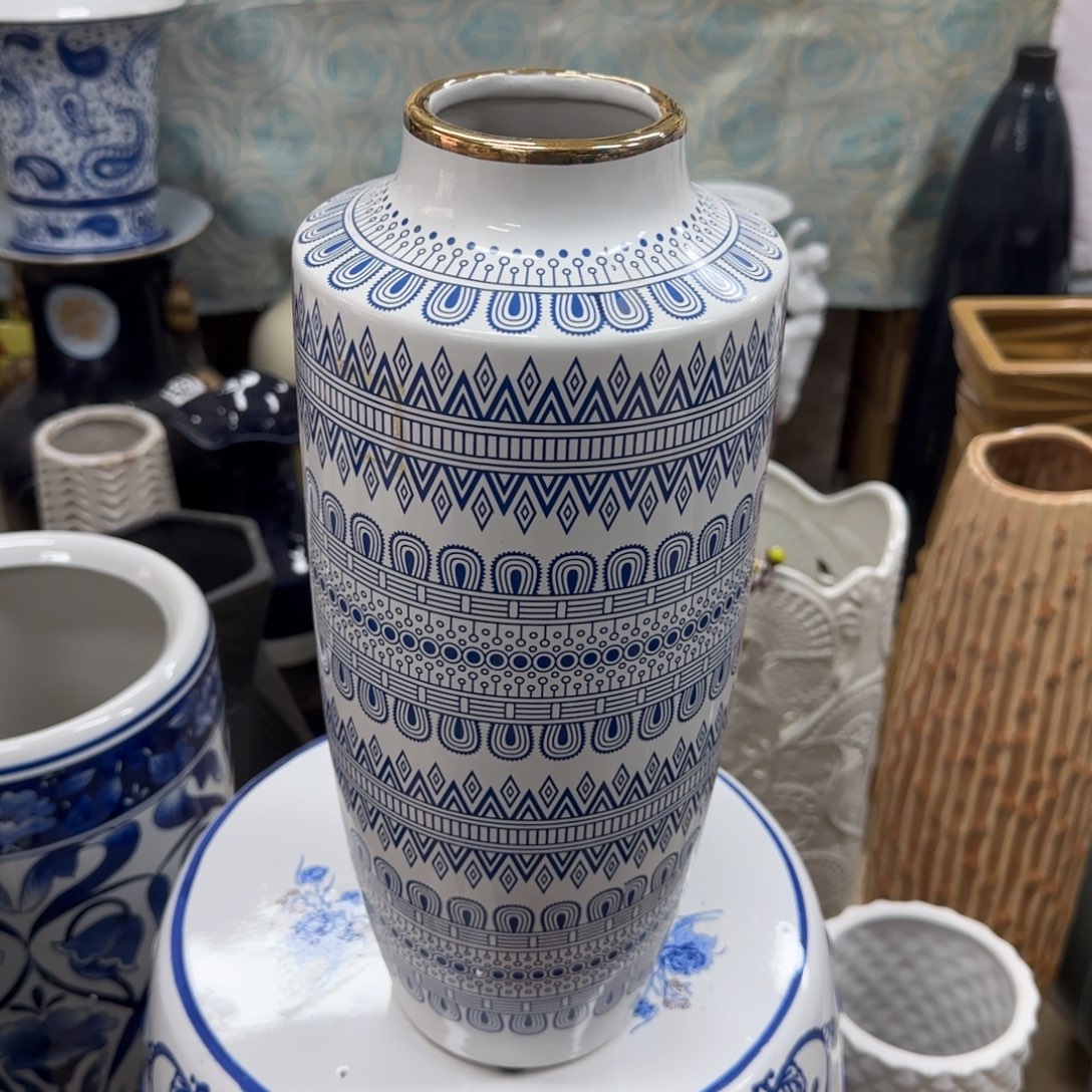 瓷片陶瓷工艺花瓶摆件