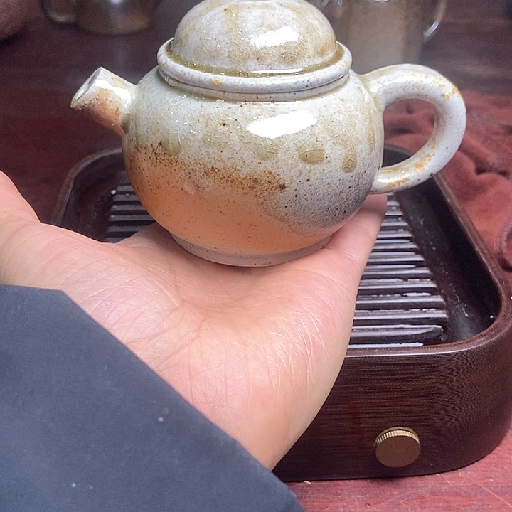 紫砂茶壶柴烧紫砂