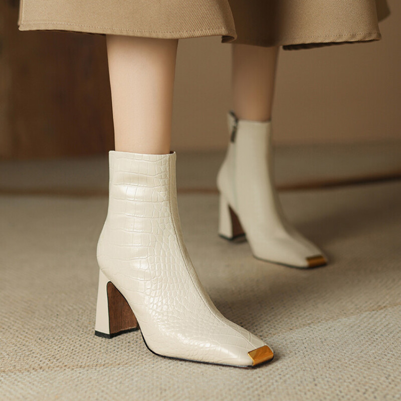 【工厂断码福利现货】真皮短靴5022