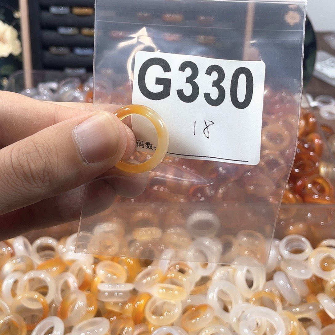 未镶嵌戒指玛瑙/玉髓330