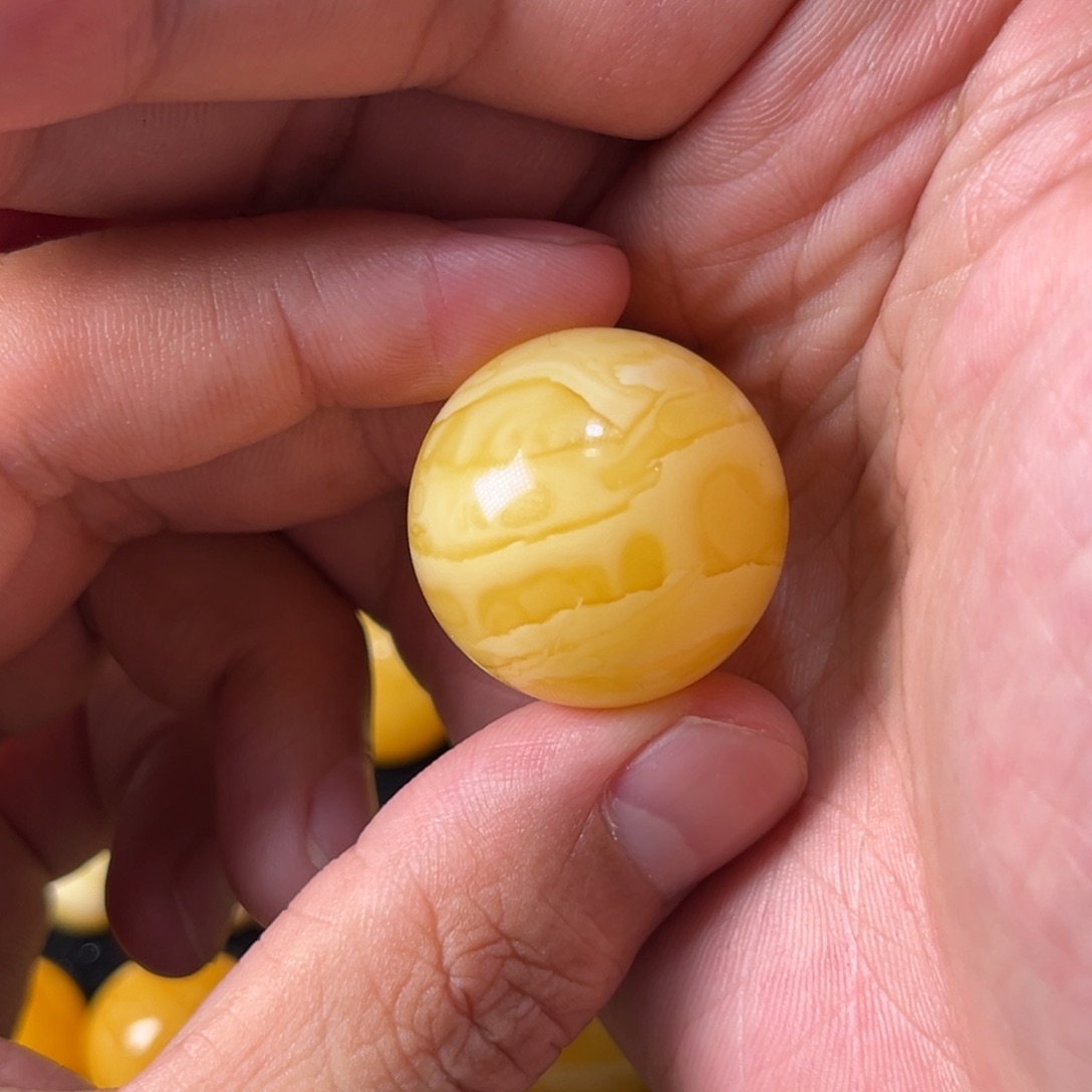 未镶嵌琥珀裸石蜜蜡俄黄蜡虎皮纹26加
