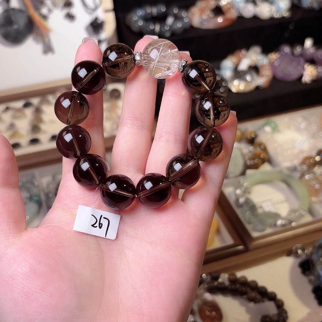 哈***贝水晶手链合金手串