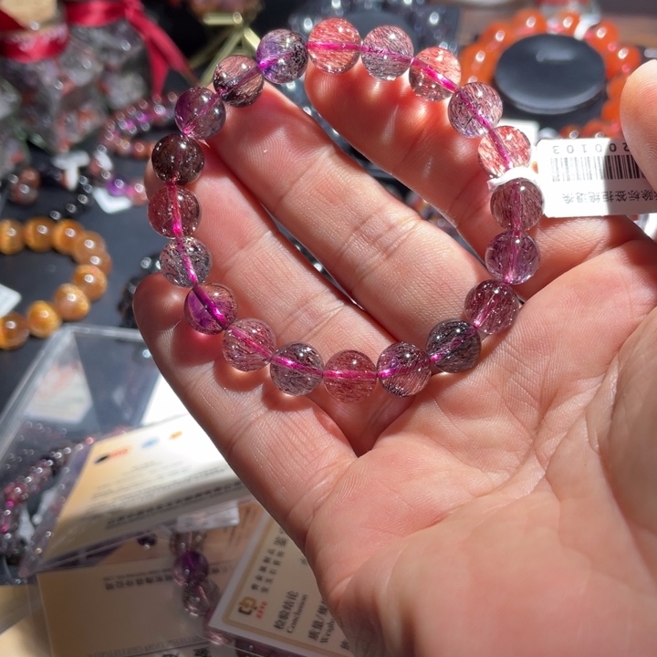 水晶手链未镶嵌超七