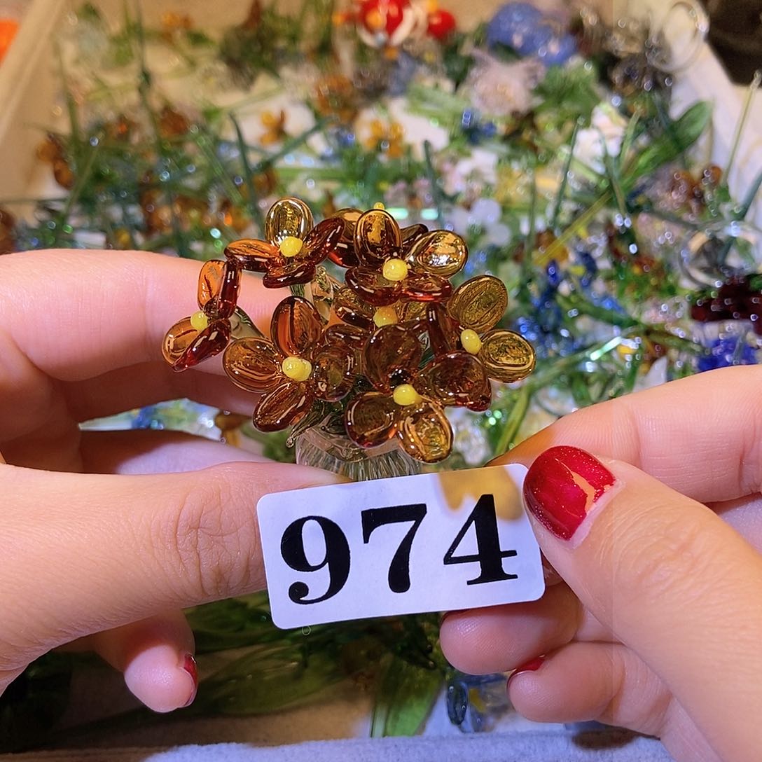 琉璃手工艺品974花瓶