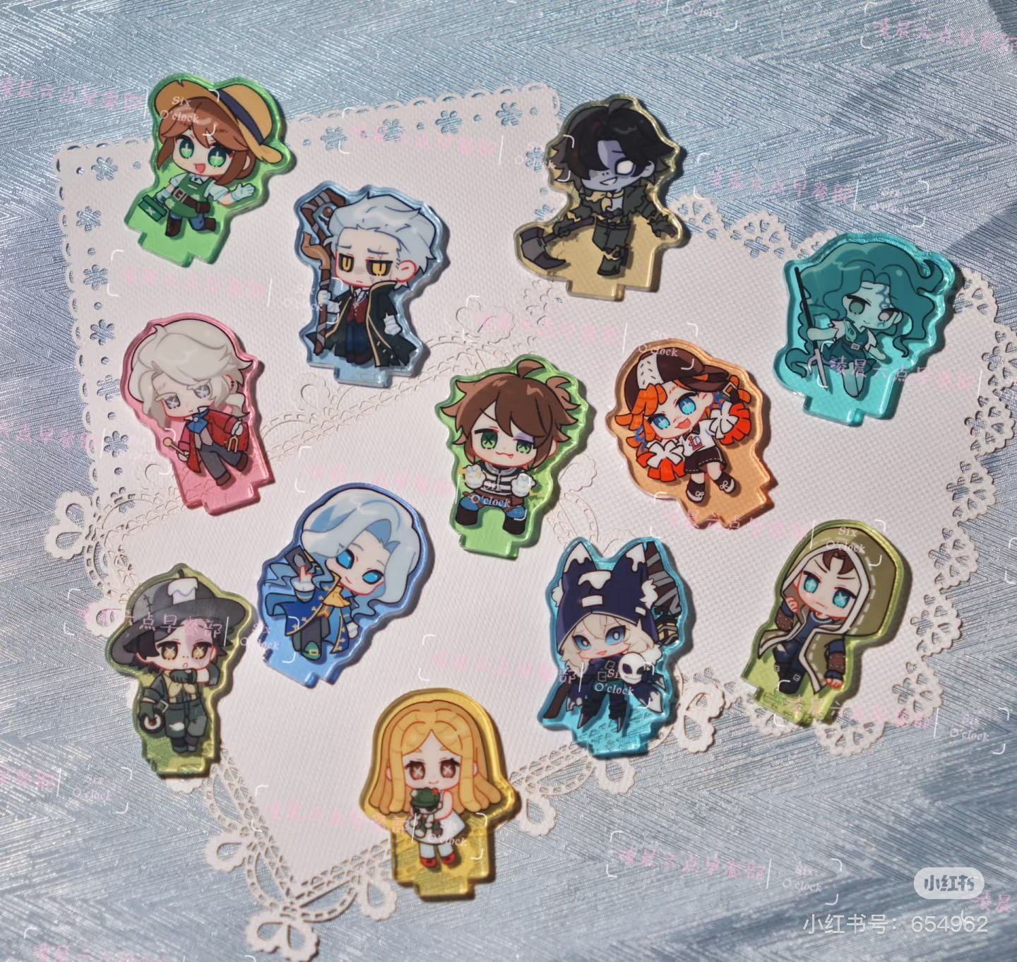 （拆盒）同人周边粒粒小立牌一包两个盲盒代拆